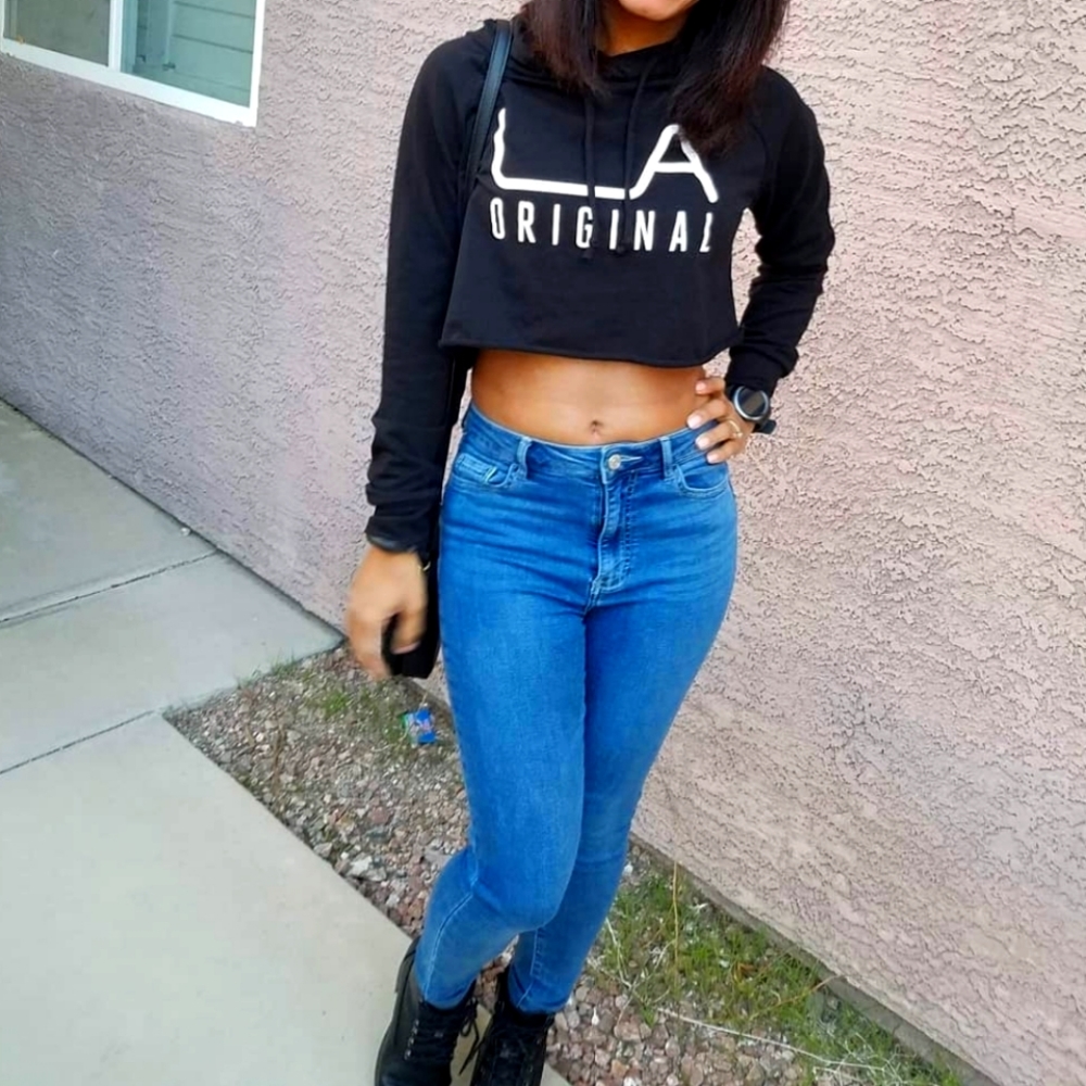 LA Original Cropped Hoodie